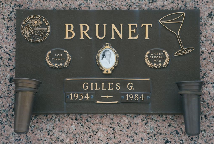 tombstone, Gilles Brunet,