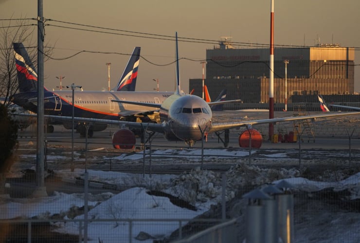 Aeroflot, passengers planes, Sheremetyevo airport, Moscow, Russia, 