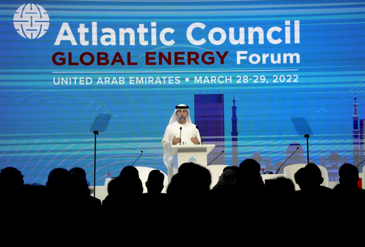 Suhail al-Mazrouei, Atlantic Council's Global Energy Forum, Dubai Expo 2020, Dubai, United Arab Emirates, 