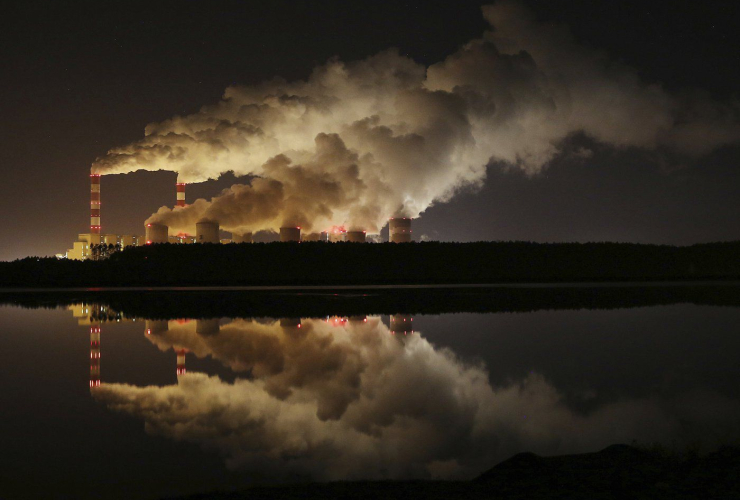 lignite power plant, Belchatow, Poland, 