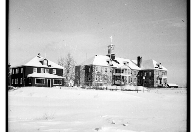 Cross Lake Residential School, Manitoba, Société historique de Saint-Boniface,
