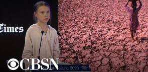 Greta Thunberg calls for end to all fossil fuel investment "now" at Davos forum